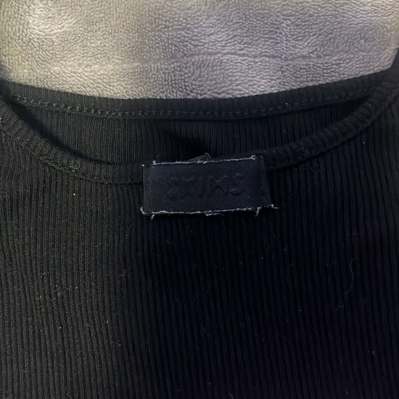 Black Long Tight Fitted Skims Dress - Picture 2 of 3